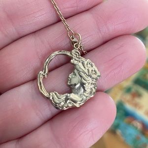 Vintage Art Nouveau necklace charm for necklace art Deco